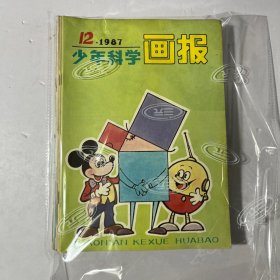 少年科学画报1987年1-12全年 缺第5期 11本合售 3本封面少许笔迹