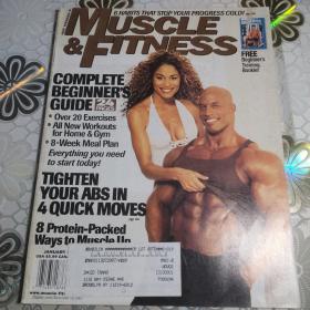 MUSCLE & FITNESS 2002/1健美杂志 时尚杂志 外文杂志