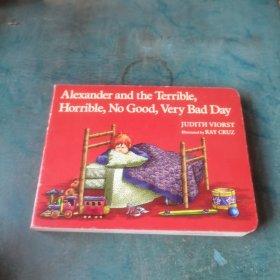 Alexander and the Terrible Horrible No Good Very Bad Day 亚历山大和糟糕的一天儿童纸板