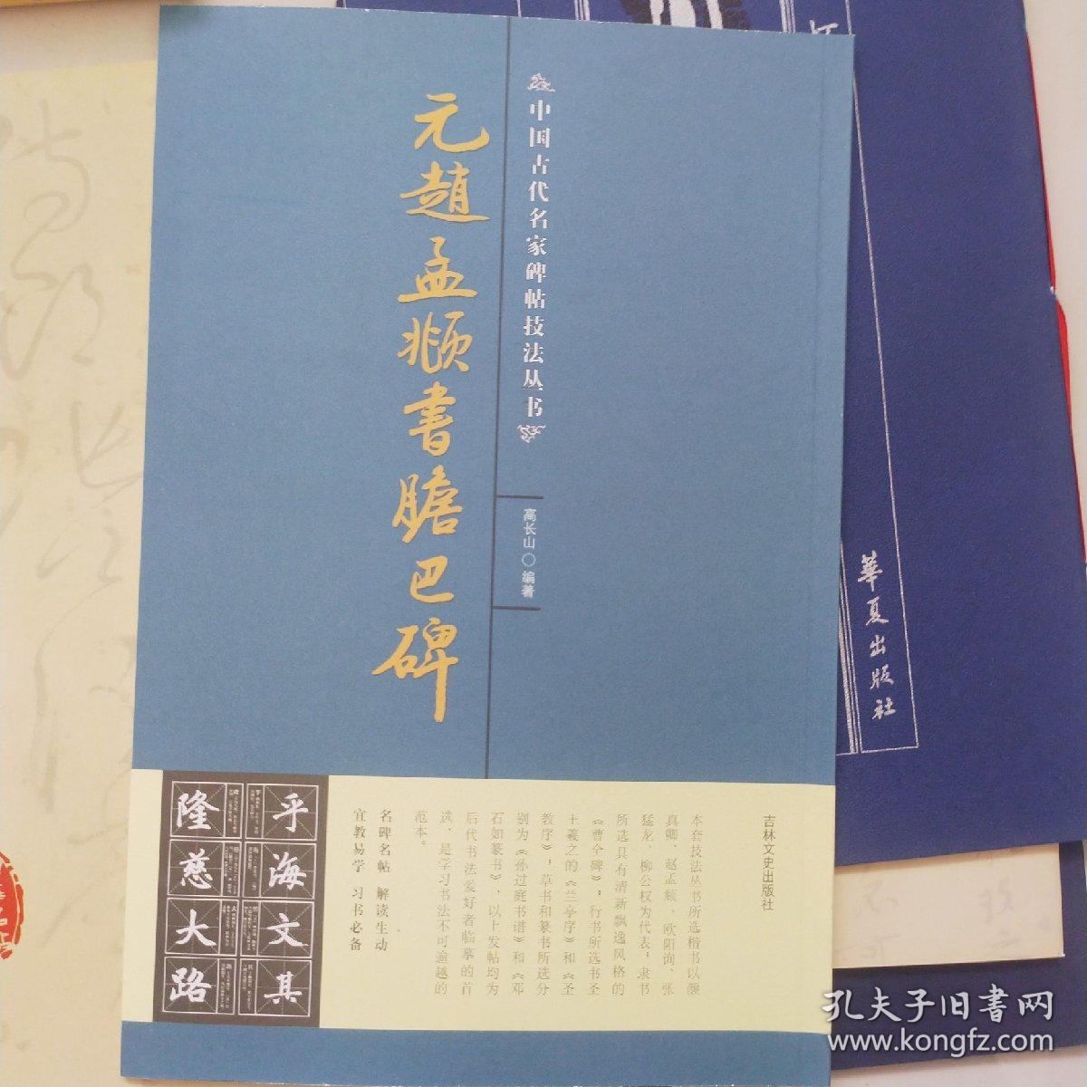 中国古代名家碑贴技法丛书：元赵孟頫书胆巴碑