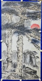 夏风 (1914年7月—1991年4月)。原名夏石蒲河南.新乡.原阳人。擅长版画、中国画。1930年入河南艺术学校，1933年河南艺术学校毕业后转国立杭州艺专及北平艺专学习。1958年后为北画院专职画家。为中国美术家协会会员。人民美术出版社创作员、北京画院专业画师。夏风 ，原名夏石蒲，国画 一幅（精品）尺寸138————70厘米