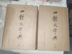 《四体大字典（上下）》精装大32开，精品橱北一层一