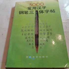 5000常用汉字钢笔三体字帖