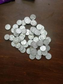 1982年二分硬币 硬分币 贰分钱 铝分币 72枚（可单售）