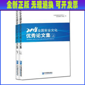 2018全国安全文化优秀论文集（上下册）