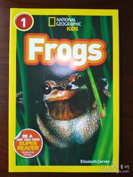 National Geographic Readers: Frogs!国家地理阅读：蛙 【正版全新】