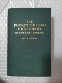 THE  POCKET  OXFORD  D lCTlONARY  OF  CURRENT  ENGLISH