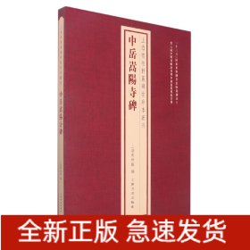 上海博物馆藏碑帖珍本丛刊·中岳嵩阳寺碑