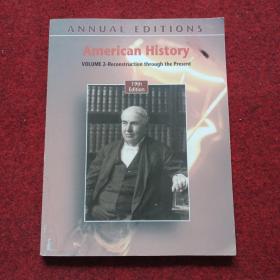 Annual Editions: American History, Volume 2, 19/e-年度版：美国历史，第2卷，19/e