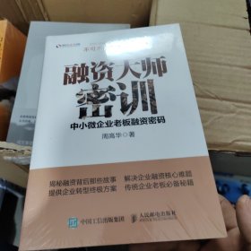 融资大师密训 中小微企业老板融资密码