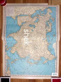 1931 Rand McNally 中国 民国 亚洲 地图