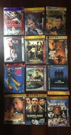 12张大品牌DVD之五。 D-9电影光碟，碟片只看过一次几乎全新
