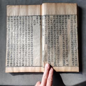 清木刻汲古阁毛氏正本古籍 金陵書局仿汲古閣本刋 晉書 98页196面 大本一厚册（卷27一卷30）