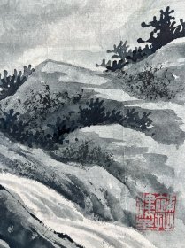 李云昌，陶冷月入室弟子、著名画家。1997年，《溪涧静澄澄 快乐无穷已》，贺天台山寒山子文学社成立。