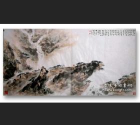 裴家同，山水画，裴家同（1929.10—），字谦之，号绿野、堂号晨曦楼、静意轩等，1952年，其毕业国立南京大学美术系，师承傅抱石、陈之佛等先生，为江苏江宁人。