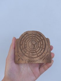 清代八卦木雕配件