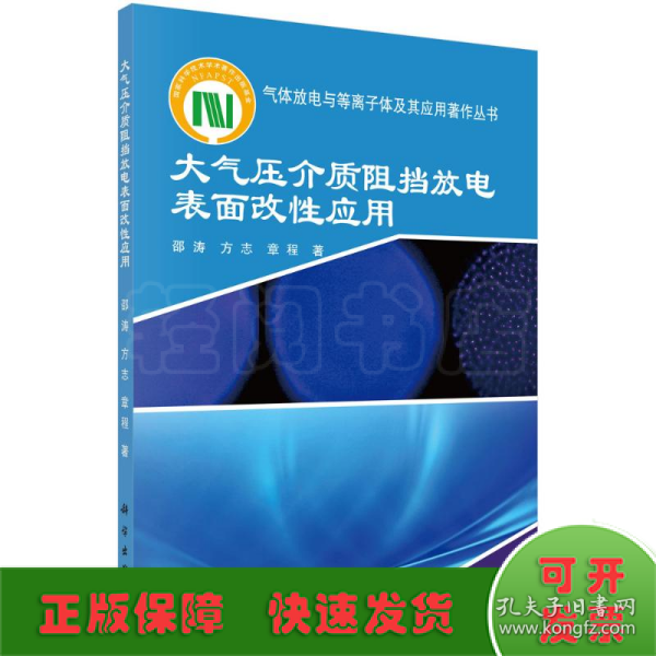 大气压介质阻挡放电表面改性应用/气体放电与等离子体及其应用著作丛书