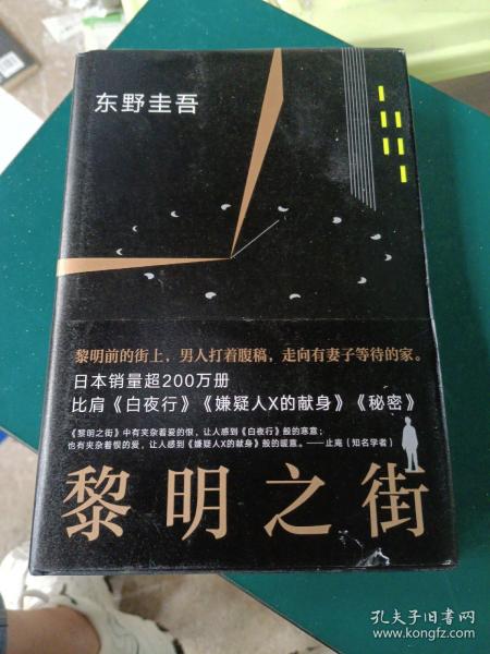 黎明之街（东野圭吾极具突破性的经典长篇小说）