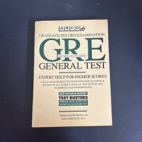 GRE GRADUATE RECORD EXAMINATION GENERAL TEST   一般试验