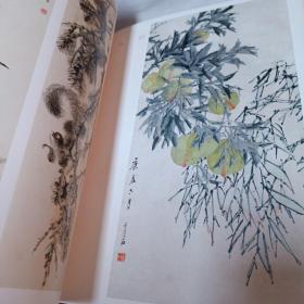 八十年代经典画册《海上名画》—63位名家 121幅绘画作品 彩色精印 ，带函壳