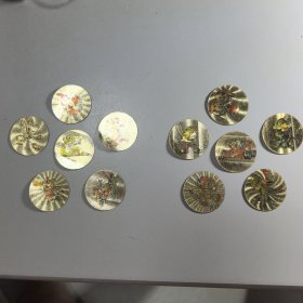 卡通十二生肖金属片
