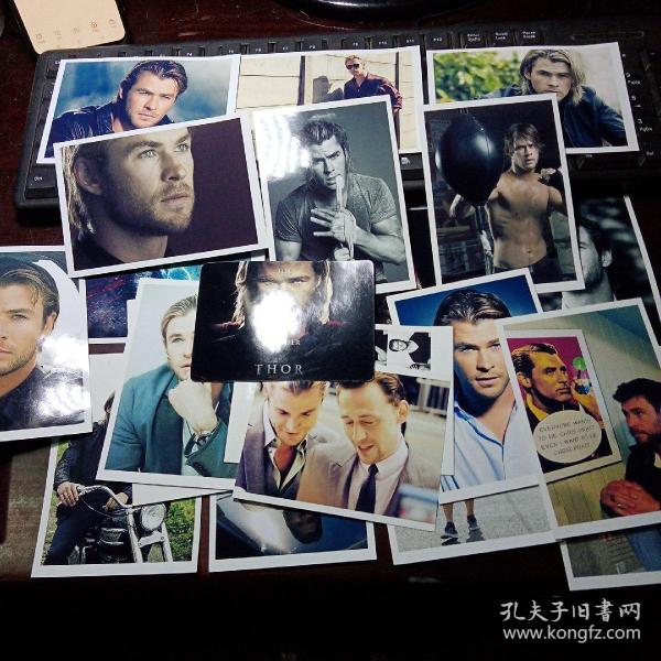 克里斯·海姆斯沃斯（Chris Hemsworth）写真照片 欧美男星卡片（共计21张，其中2张长度稍小）