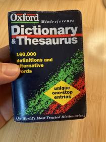 牛津迷你词典 The Oxford Minireference Dictionary and Thesaurus【非边远地区满139元包邮】