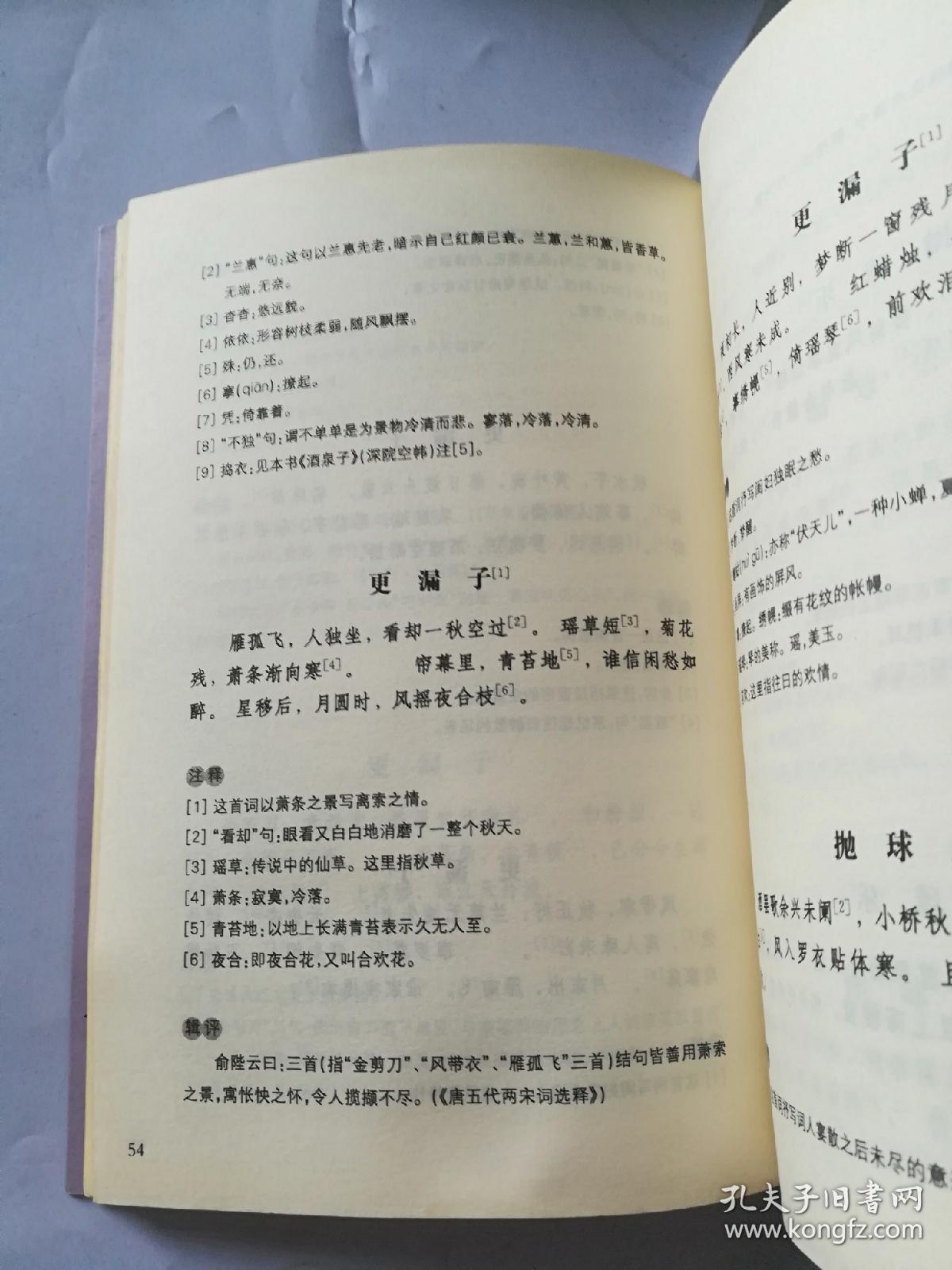 梦里不知身是客：南唐词（“恋上古诗词”书系）