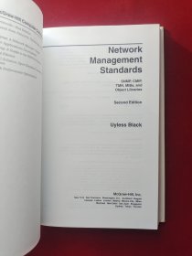 Network Management Standards 16开 精装 SNMP, CMIP, TMN, MIBs and Object Libraries (McGraw-Hill Computer Communications Series)