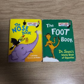 The Foot Book：Dr. Seuss's Wacky Book of Opposites+the nose book（2册合售）