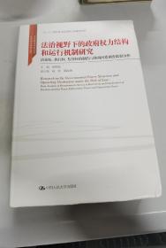 法治视野下的政府权力结构和运行机制研究（中国特色社会主义法学理论体系丛书；“十三五”国家重点出版物出版规划项目）