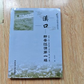徽州古村落文化丛书·溪口：新安江源第一埠