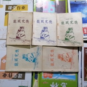 老版武侠小说：龙藏虎隐～全5本合售（品相以图片为准）近九品