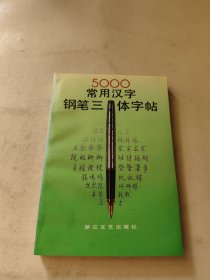 5000常用汉字钢笔三体字帖