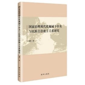 【正版新书】国家治理现代化视域下中央与民族自治地方关系研究