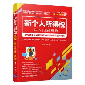 新个人所得税从入门到精通：政策解读＋纳税申报＋减免计算＋案例实操