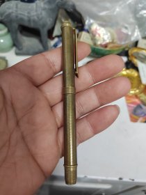 老铜钢笔