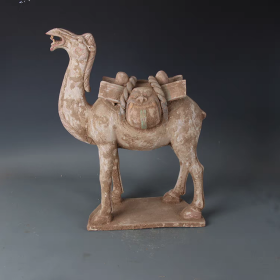唐三彩骆驼陶器