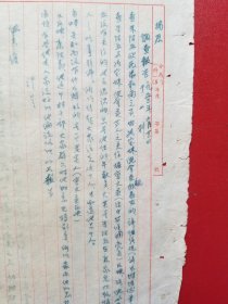 1953年上海市公安局杨思分局调查报告（1张）