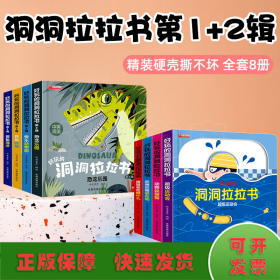 好玩的洞洞拉拉书 第二辑 全4册 0-3岁宝宝撕不烂推拉3d立体机关书 婴幼儿早教益智精装书 创意大师洞洞翻翻书 奇妙洞洞书