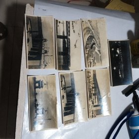 早期南京长江大桥黑白照片