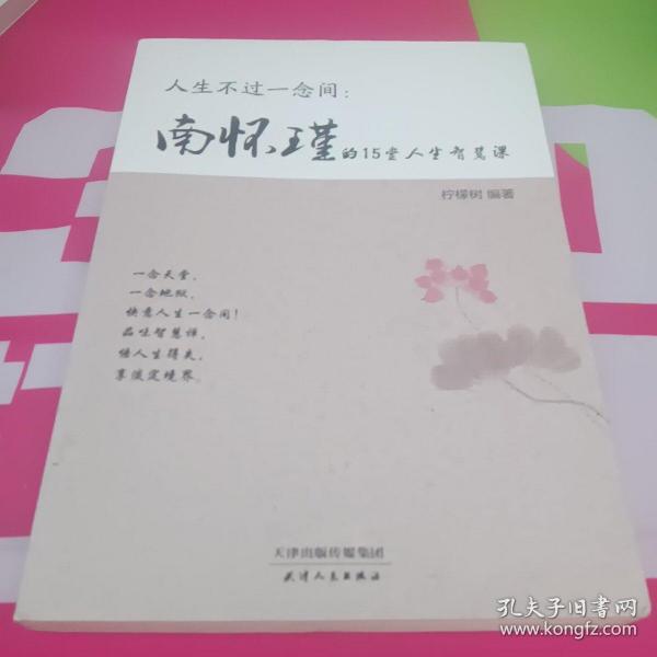 人生不过一念间 : 南怀瑾的15堂人生智慧课