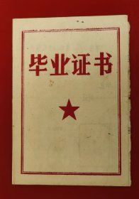 毕业证书，八0年，德惠县二十中