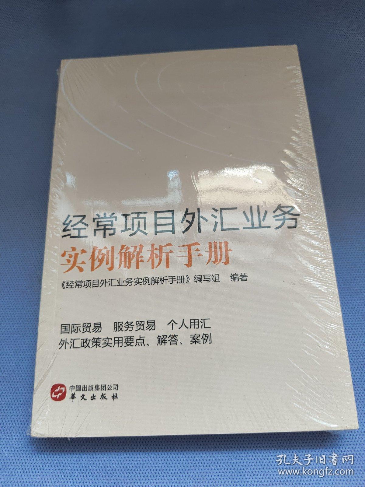 经常项目外汇业务实例解析手册[原封]大本32开10