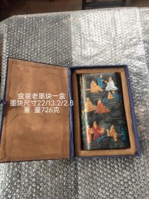 旧藏老墨块一盒，可用可藏。