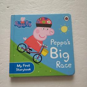 Peppa Pig：Peppa's Big Race [Boardbook]小猪佩奇卡板故事书：大比赛