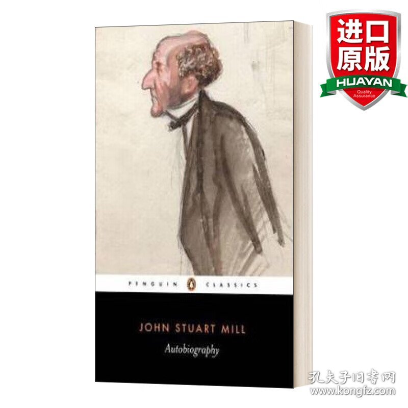 英文原版 Autobiography 我的知识之路 约翰·穆勒自传  企鹅黑经典 Penguin Classics 英文版 进口英语原版书籍