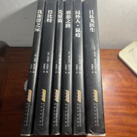 我弥留之际 巴比特 邪恶之路 荒原狼 局外人（鼠疫） 日瓦戈医生 六本合售
