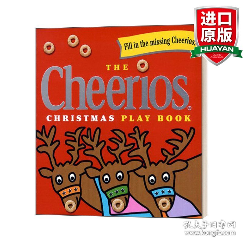 英文原版 The Cheerios Christmas Play Book Cheerios圣诞游戏手册 英文版 进口英语原版书籍