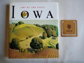 爱荷华州艺术  IOWA  ART  OF  THE  STATE
彩色人文历史图片，附三张小明信片和一个铜牌